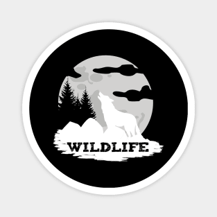 Outdoor Survival Adventure Wolf Wildlife Magnet